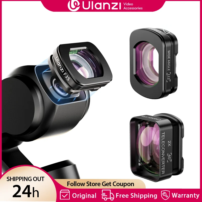 DJI OSMO Pocket 本体、ケース、Ulanziの広角フィルター DJI OSMO Pocket 本体、ケース、Ulanziの広角フィルター