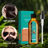 L'huile essentielle de soin capillaire empêche les cheveux secs et fendus, hydrate en douceur, nourrit et adoucit la lumière 4