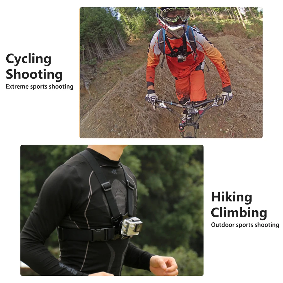 휴대폰 거치대 장착 벨트, 가슴 스트랩 키트 액세서리, 고프로 히어로 액션 카메라, 스마트폰 insta360 아이폰용 가슴 스트랩