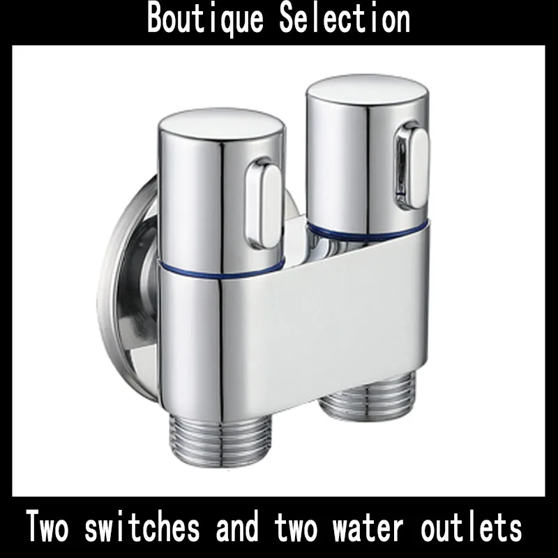 Anti Return Faucet Washer Válvula de Retenção 1pc g1 Wall Mount um em Dois para Fora Montagem para Banheiro Parada de Água
