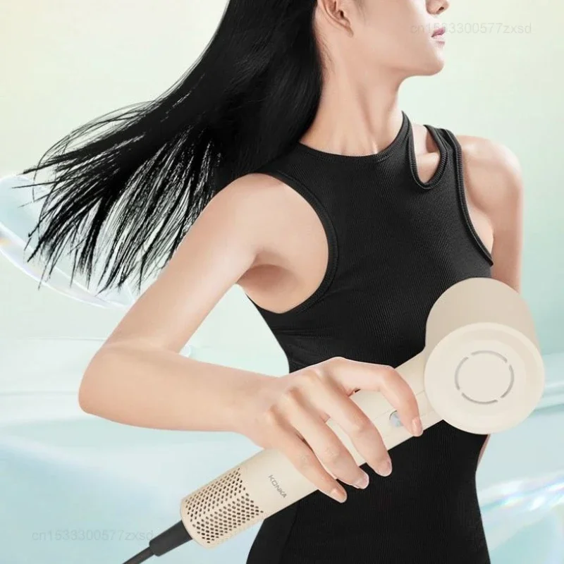 Youpin KONKA High-speed Hair Dryer 1600W Water Ion Hair Care High-power Static Sound Speed Dry Cold Hot Air Household Dryer