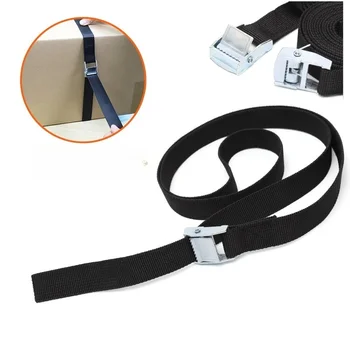 2M Buckle Tie-Down Belt cargo straps for Car motorcycle bike With Metal Buckle Tow Rope Strong Ratchet Belt for Luggage Bag