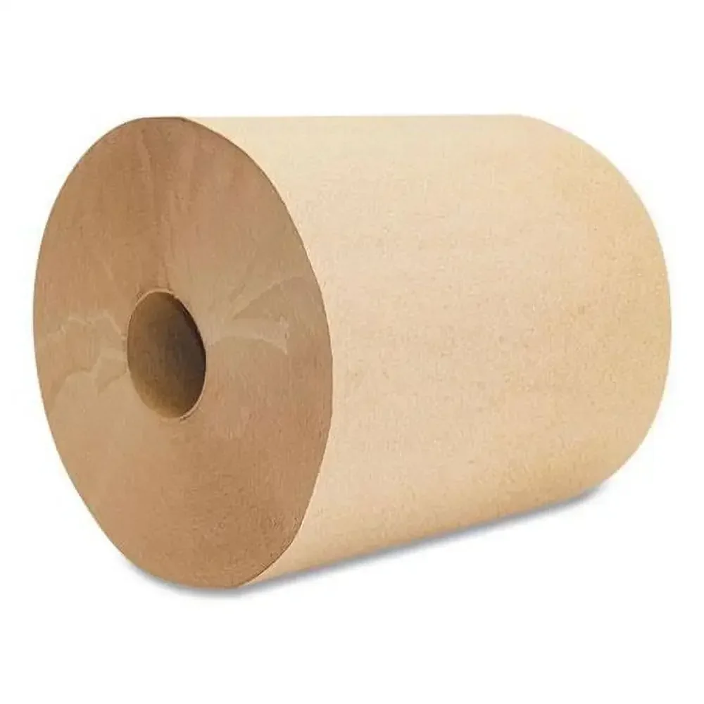 Eco-Friendly Universal Roll Towels 8" x 800 ft High Performance Brown 6 Rolls/Carton Model R6800