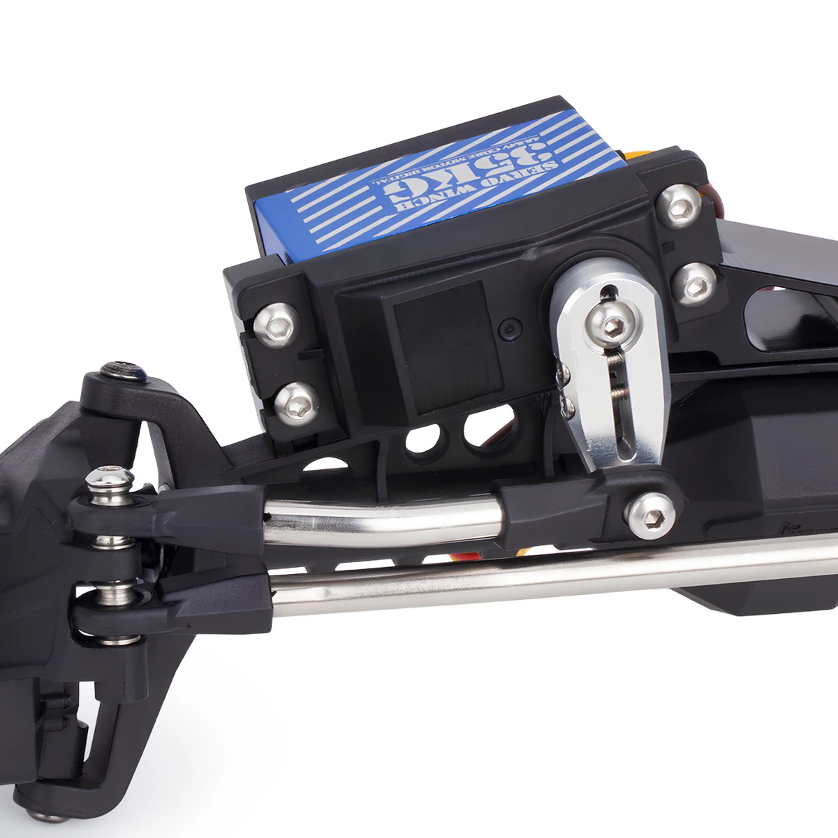 Plateau batterie CNC 3 en 1 Axial Capra 1/10 - Silvery