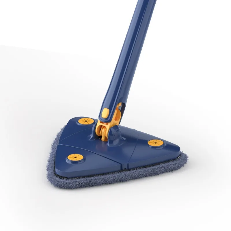 

Triangle 360 Cleaning Mop Telescopic Household Ceiling Cleaning Brush Tool Self-draining To Clean Tiles and Walls