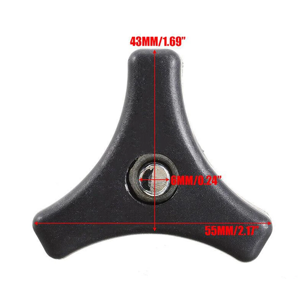 2pcs/set Triangle Handle Knob Nut Screw Bolt Kit Fasteners Replacement For Honda HAYTER MOUNTFIELD Lawn Mower 5