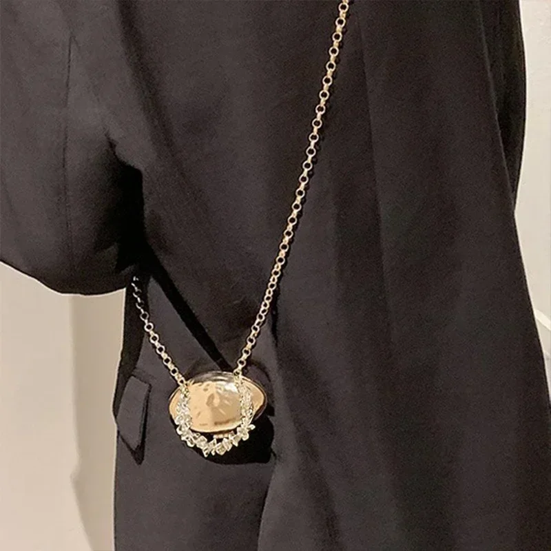 Mini Lipstick Bag Decorate Women's Shoulder Bag Chain Crossbody Designer Handbag and Purse Fashion Shell Bags Female Clutch