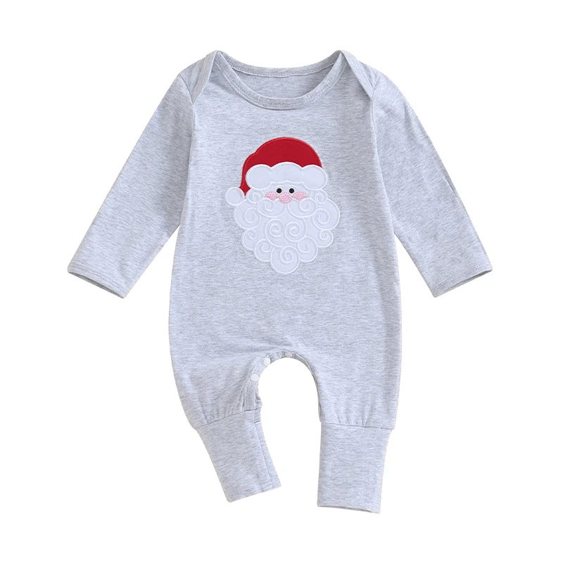 

CHQCDarlys Newborn Baby Boy Girl Christmas Romper Jumpsuit Long Sleeve Bodysuit Infant Xmas Fall Winter Clothes