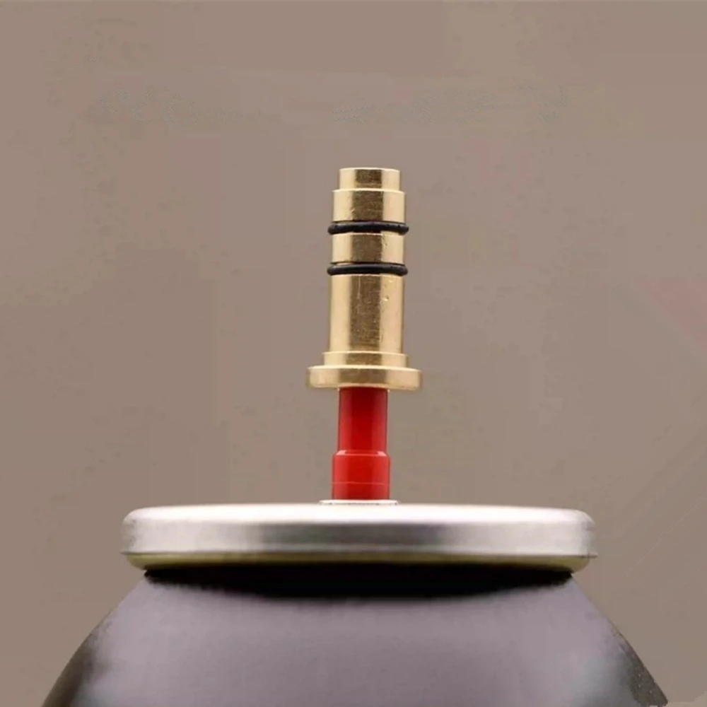 Testa Di Ricarica Per Gas In Rame Riutilizzabile E Ugello In Plastica Adattatore Gonfiabile Per Gas Butano Per Abiti Dunhill/Gadget Per La Riparazione