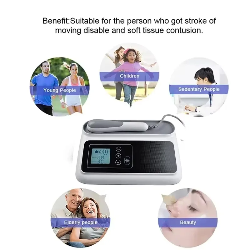 Physiotherapy Therapeutic Ultrasound Device Muscle Pain Relief Ultrasonido Body Massage Health Care Ultrasonic Therapy Machine