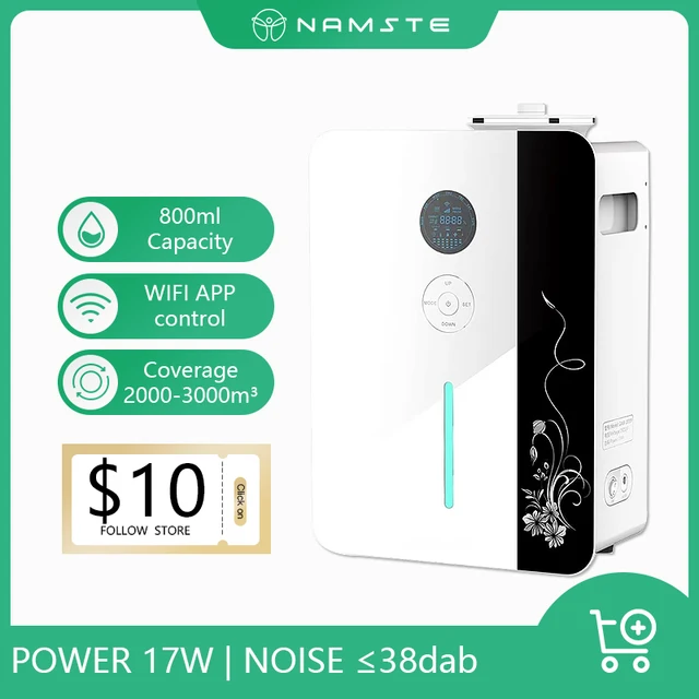 Namste 3000m³ Commercial Aroma Diffuser Hotel & Club Diffuser Fragrance Advanced Automatic Timing Fragrance Machine WiFi Control