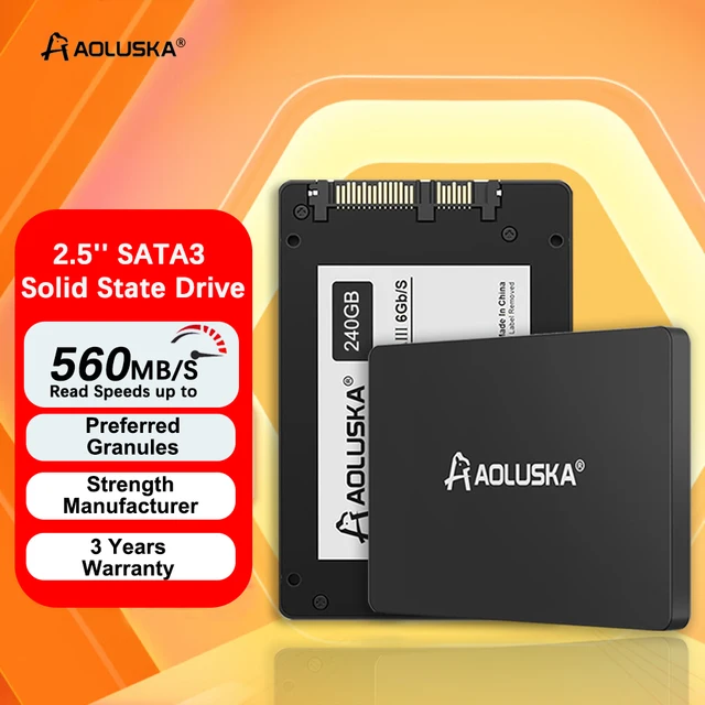 믿을 수 없는 가치의 최고 성능: AOLUSKA SATAIII 2.5" SSD