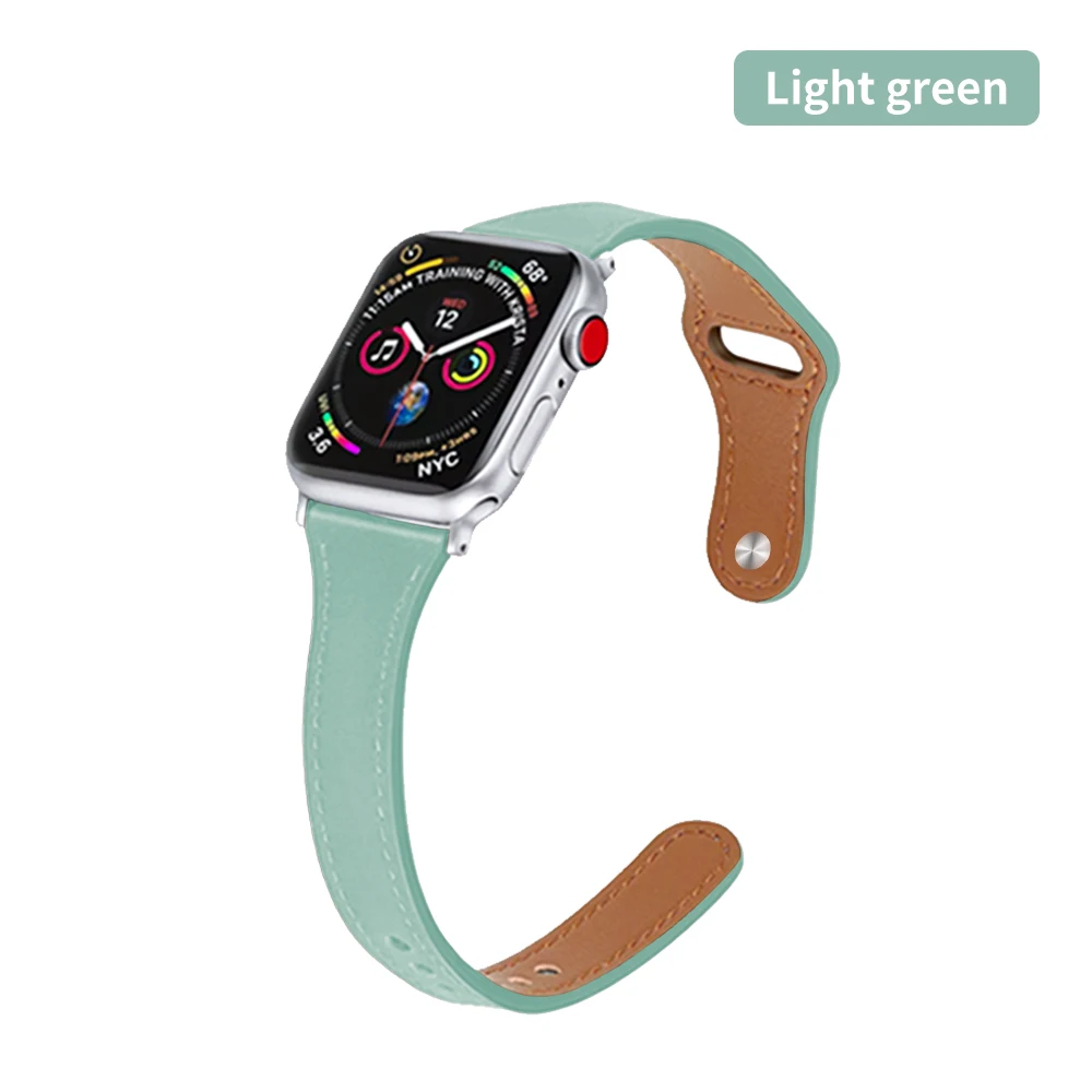 ตัวเลือกสินค้า สายหนังสุดหรูสำหรับ Apple Watch ทุกขนาด