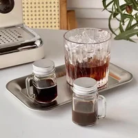 35ml Mini Mason Jar For Jam Honey Portable Leakproof Coffee Milk Juice Bottle With Lid Home Party Bar Vodka Spirits Shot Glass 1