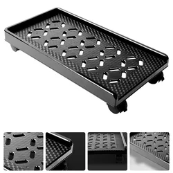 Stand Mobile Cpu Holder Cpu Tower Under Desk Tray Holder Wheels Mobile Cart Shelf Carrier Host Machine Desk Mainframe