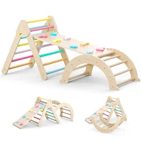montessori kids toys,toddler playground climbing toys, montessori climbing triangle set