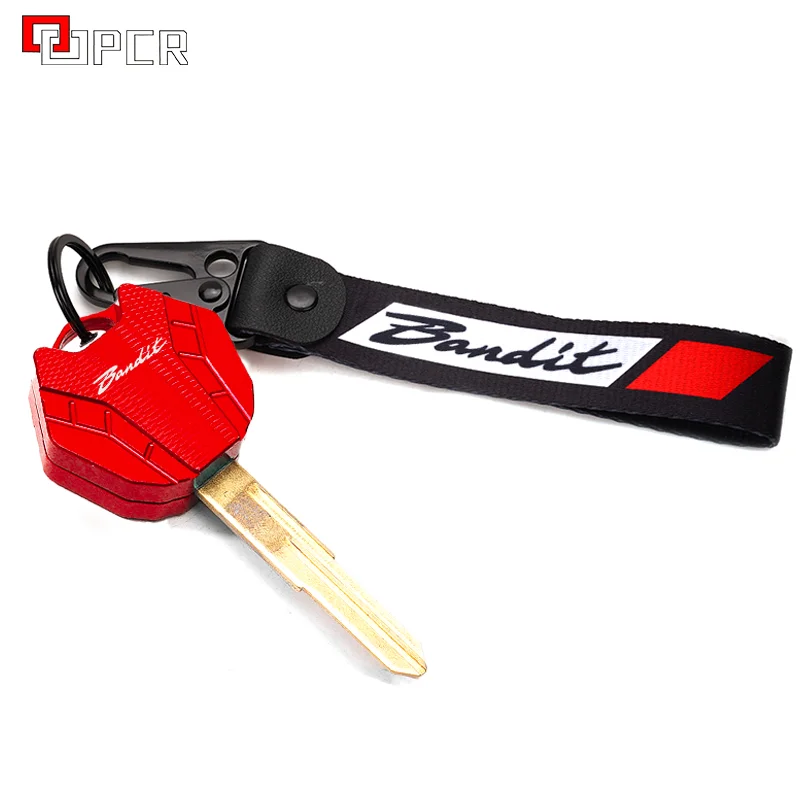 

Bandit650 For Suzuki Bandit S 650 Bandit 650 1200 Bnadit1200 Motorcycle Accessories CNC Key Cover Case Shell Keychain Keyring