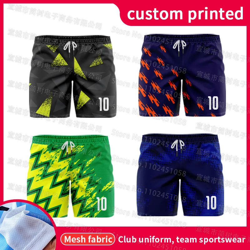 

Custom Men's Sports Shorts 2023 New Quick-Drying Pants Casual Black Running Fitness Pants Customized 3D Printing Shorts