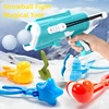 Snowball Launcher Gun Toy Kid Clamp Snow Ball Grasping Clamps Tool Cartoon Toy Winter Outdoor Interaction Game Sports 3
