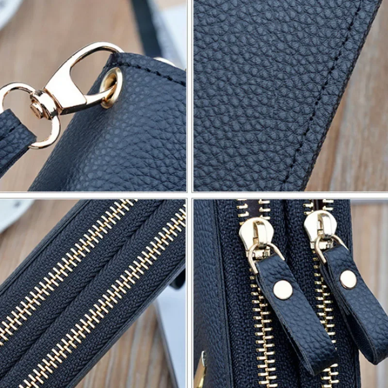Long Women's Wallet Female Purses Tassel Coin Purse Card Holder Wallets Female Pu Leather Clutch Money Bag Pu Leather Wallet 6