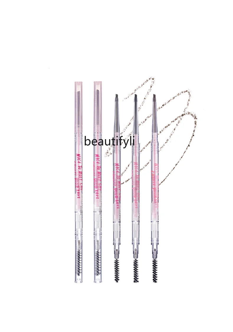 

Flortte Happy Planet Eyebrow Pencil Package Machete Eyebrow Pencil Eye-Brow Knife Fine Waterproof and Durable