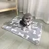 Multi-model pet flannel sleeping mat kennel mat blanket pet warm mat suitable for large medium and small pets 4