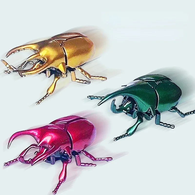 Wind Up Toy Clockwork Toy Chick Creative Prank Props Moving Insect Wind Up Toys Models Children's Winding Up Fighting Beetles Clockwork Animal Toys
