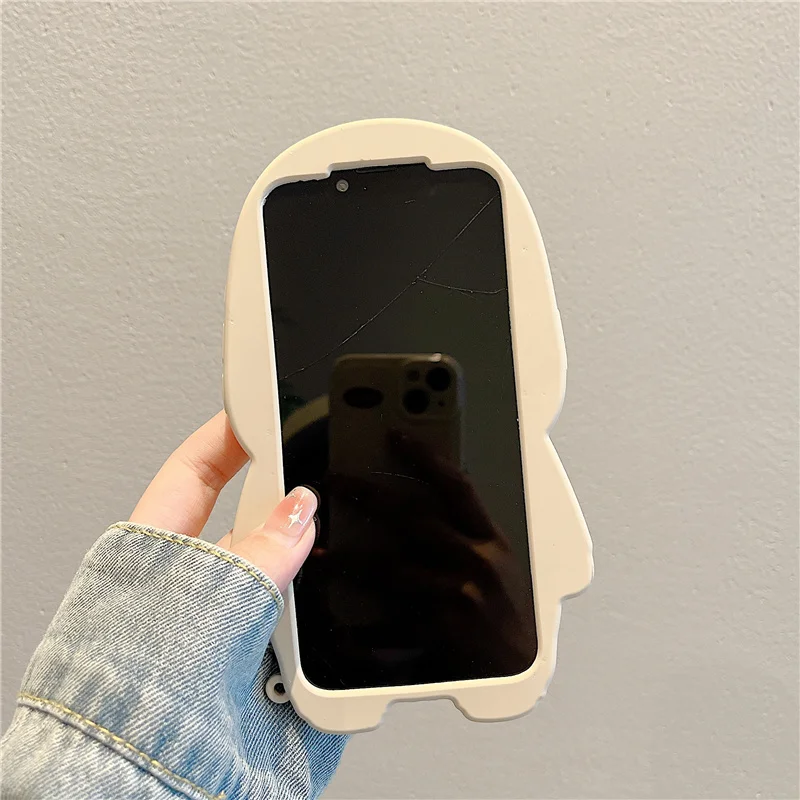 Engraçado 3d Shark Phone Case para Iphone Capa Completa de Silicone Macio Feminino 14 13 12 11 Pro Max Anti Drop 12pro - Image 2