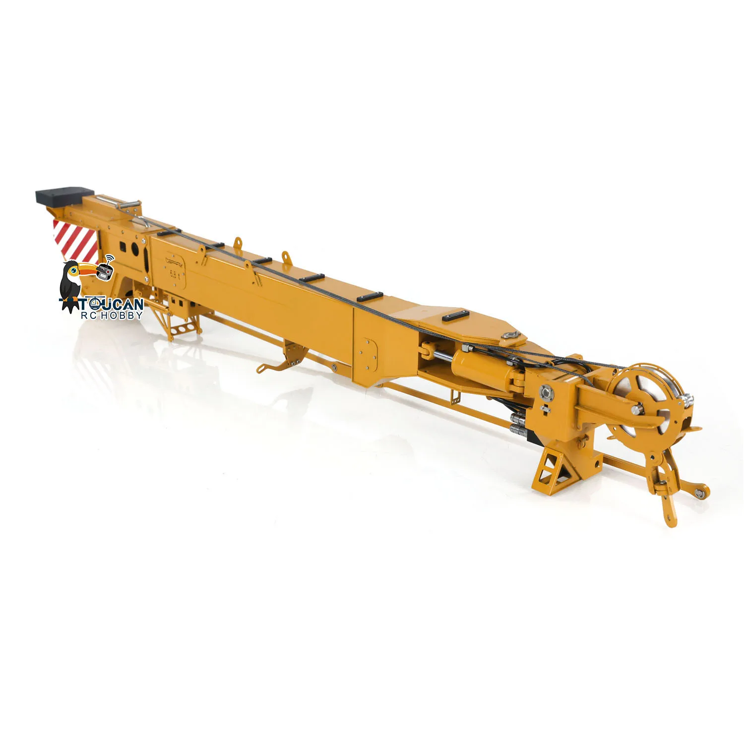 RC Superlift Toys for 1/14 Scale Remote Control Hydraulic Crane Truck Metal Y Wings Crane Eyewhale Model Upgrade Parts TH24320 2