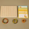Wooden Montessori Geometric Creative Pegboard, CHILDREN'S Early Education Montessori Toy Puzzle Game 6