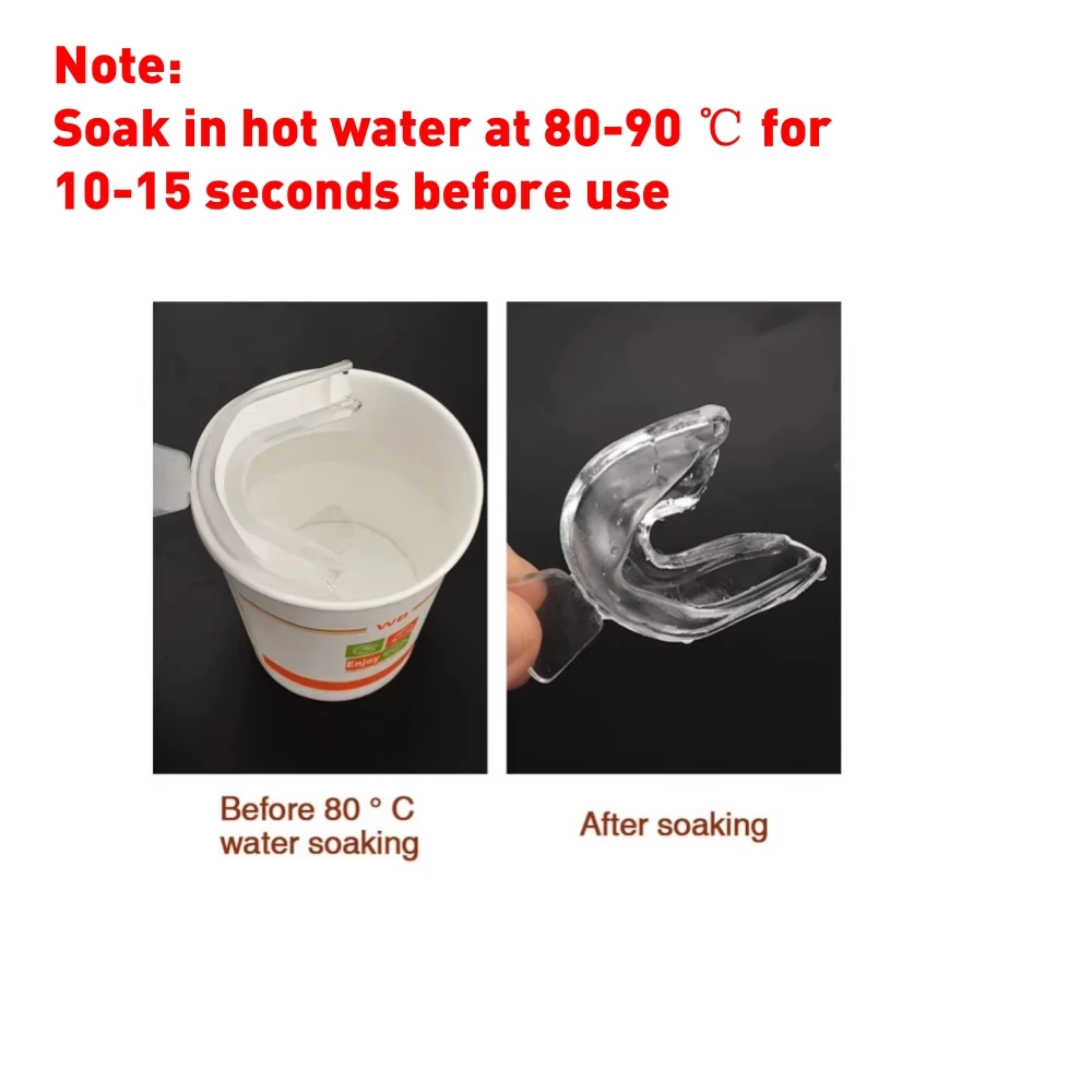 2-8 قطعة مكافحة الشخير صريف الأسنان النوم حامي الفم صينية وقف الأسنان طحن النوم المعونة ليلة الحرس اللثة درع الفم الرعاية الصحية