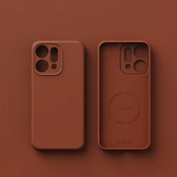 Custodia in silicone liquido con ricarica wireless magnetica - Cover morbida e liscia con bumper