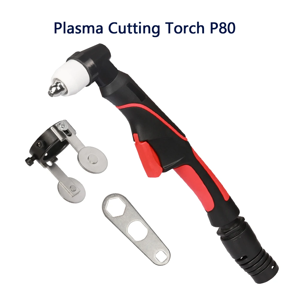 

80 P80 Plasma Cutting Torch Head Straight Automatic CNC for Air Cooled Plasma Cutting Gun Machine 100A 120A Torch