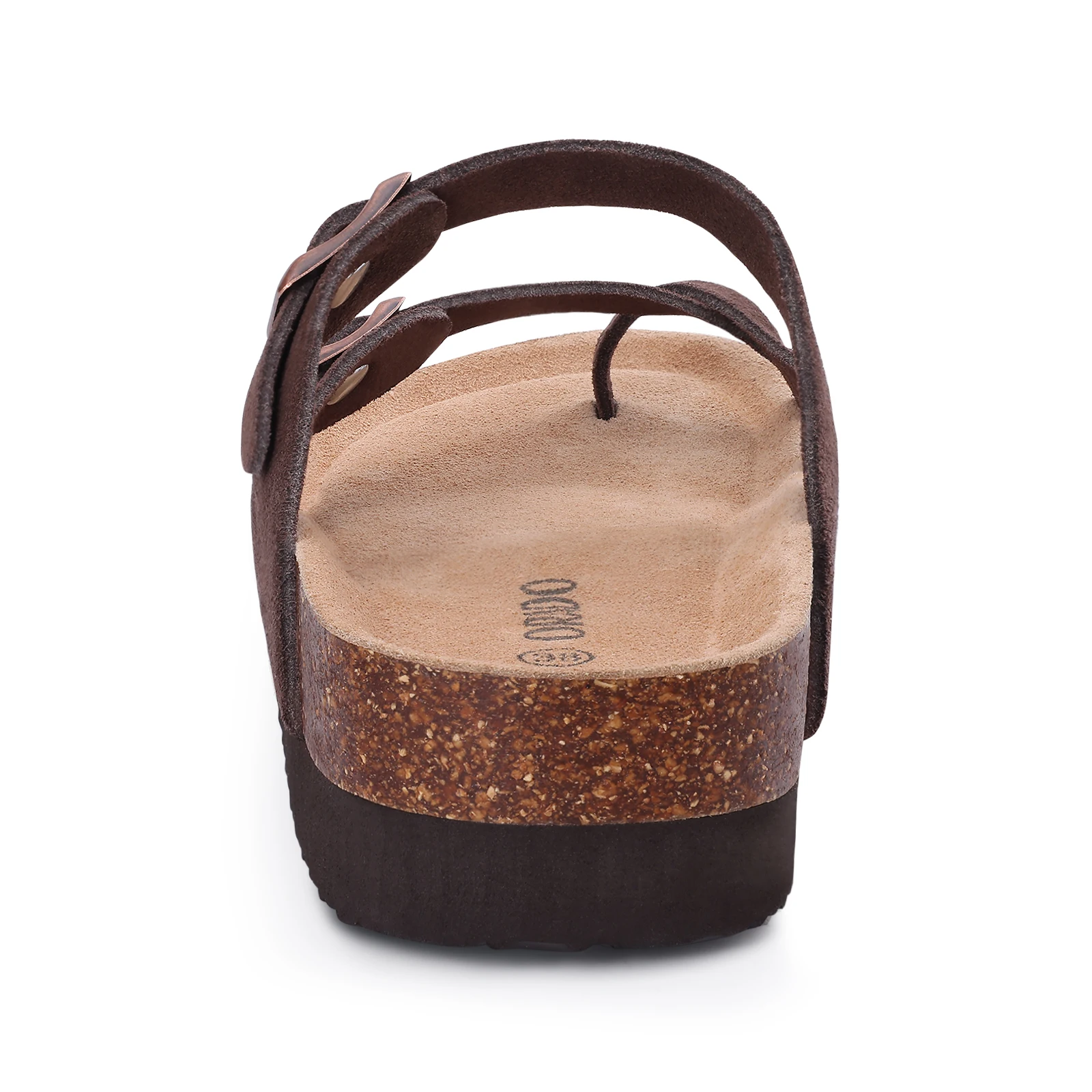 Comwarm Classic Cork Sandals For Women Fashion Thick Soles Beach Sandals Cozy Casual House Flats Slippers With Adjustable Buckle 4 S086b7c68218040e0b54217425a2a8e13j