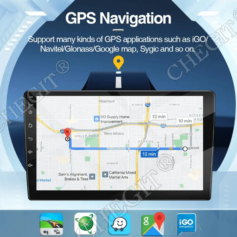 2Din Android 13 7/9/10'' Wireless Carplay Universal Radio 64G BT Car Radio Multimedia Stereo For toyota Hyundai Kia Volkswagen