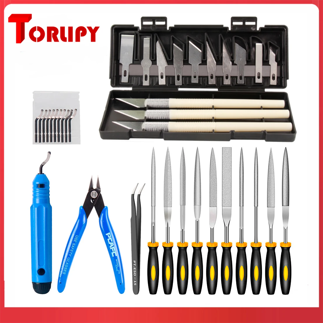 Torlipy Trimming knife Scraper 3D Model Deburring Tool kit Carving
