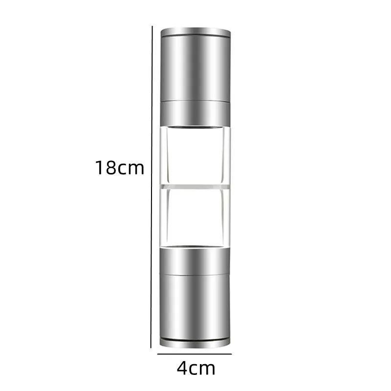 Manual Pepper Mill Grinder, Ceramic Grinding Core, Salt and Pepper Grinding, 2 in 1 Stainless Steel, Seasoning Grinder Tools