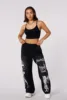 American co branded anime Attack on Titan, jogger, gym training, cotton printed wide leg pants 1