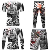 Cody Japanese Style Grappling  Jiu jitsu gi Rashguard bjj T-shirts MMA Shorts Westling Gym Suit Boxing Kits Male Track Suit 1