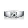 Nabest Ins Hot 925 Sterling Silver VVS Moissanite Diamond Ring Men Wedding Male Wedding Fine Jewelry Adjustable Mossanite Rings 4