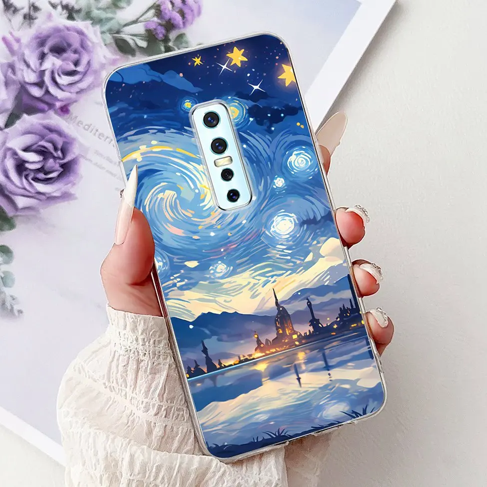 Clear Luxury Fashion Flowers Cat Design Soft Back Phone Case