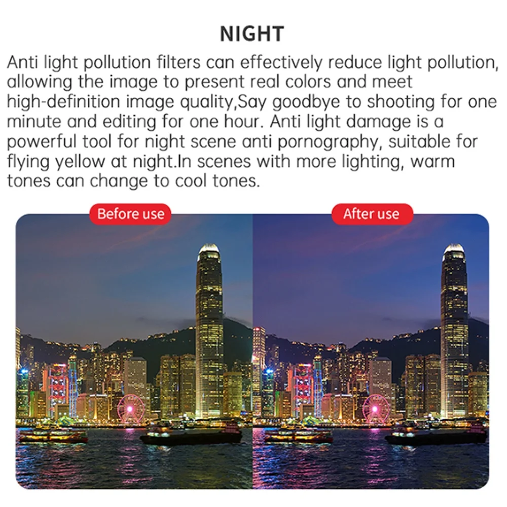 Avata2 Glass UV MRCUV CPL Star Night Lens Filter Protector Cap for DJI Avata 2 Drone 6