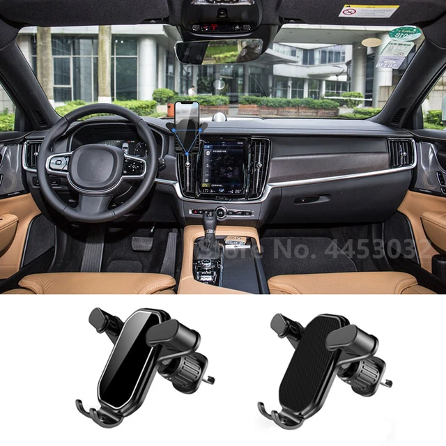 Auto Telefon Halter Air Vent Halterung Clip Clamp Handy Halter für Volvo  XC60 Zubehör 2017 2018 2019 2020 - AliExpress