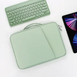 Versatile Waterproof Carry Case with Handle and Shockproof Protection for Tablets & Accessories (Green)