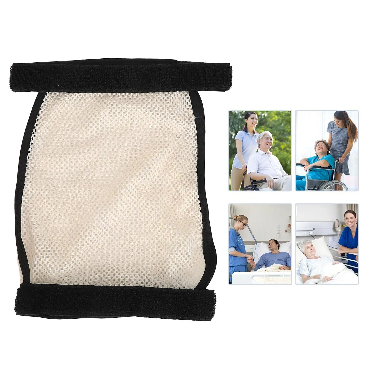 Catheter Leg Bag Holder Urine Catheter Bag Holder Universal Fit Elastic Strap Large Capacity Mesh Breathable For Nephrostomy