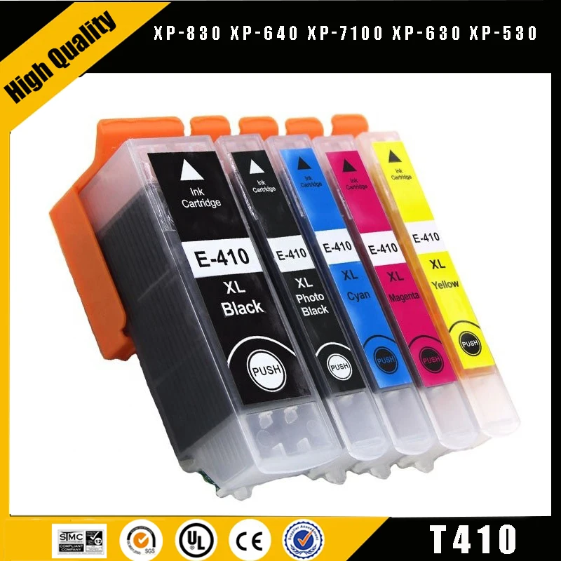 

einkshop 410xl Ink Cartridge Replacement for Epson 410XL 410 XL T410XL Use for Expression XP-830 XP-640 XP-7100 XP-630 XP-530