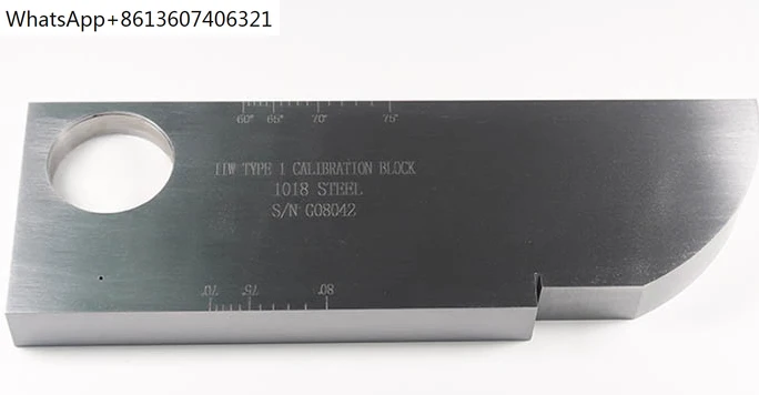 

IIW1 V-1 IIW2 V2 Angle Beam Ultrasonic Calibration Test Block