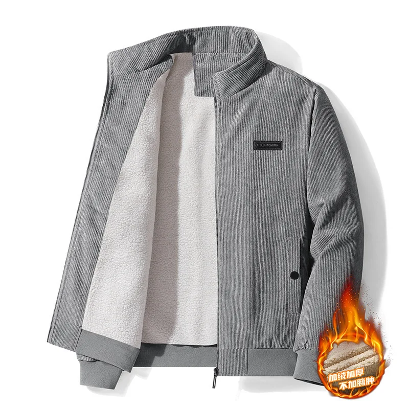 Fashion Autumn Men Jackets Vintage Warm Fleece Parka Coats High Quality Winter Jacket Men's Motorcycle jaqueta masculino