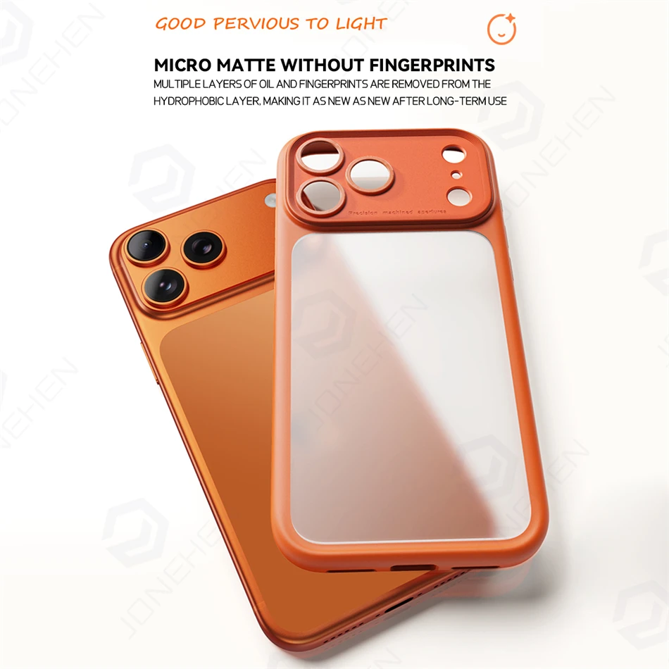 Translucent Hybrid Silicone Bumper Shockproof Hard Cover with Active Touch Camera Button