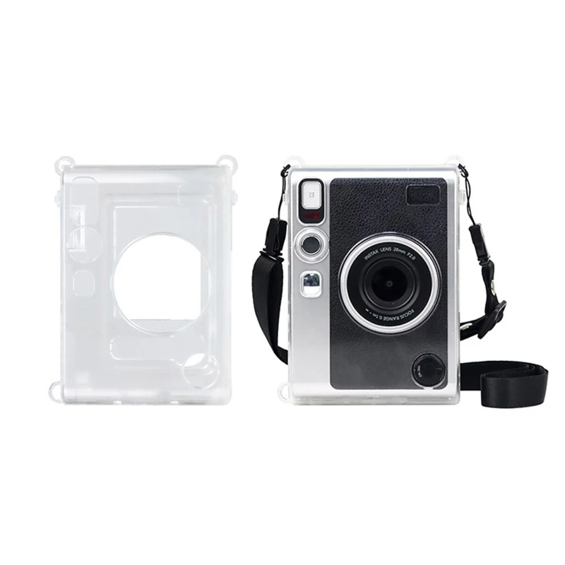Clear Dustproof Protective Camera Case with Strap
